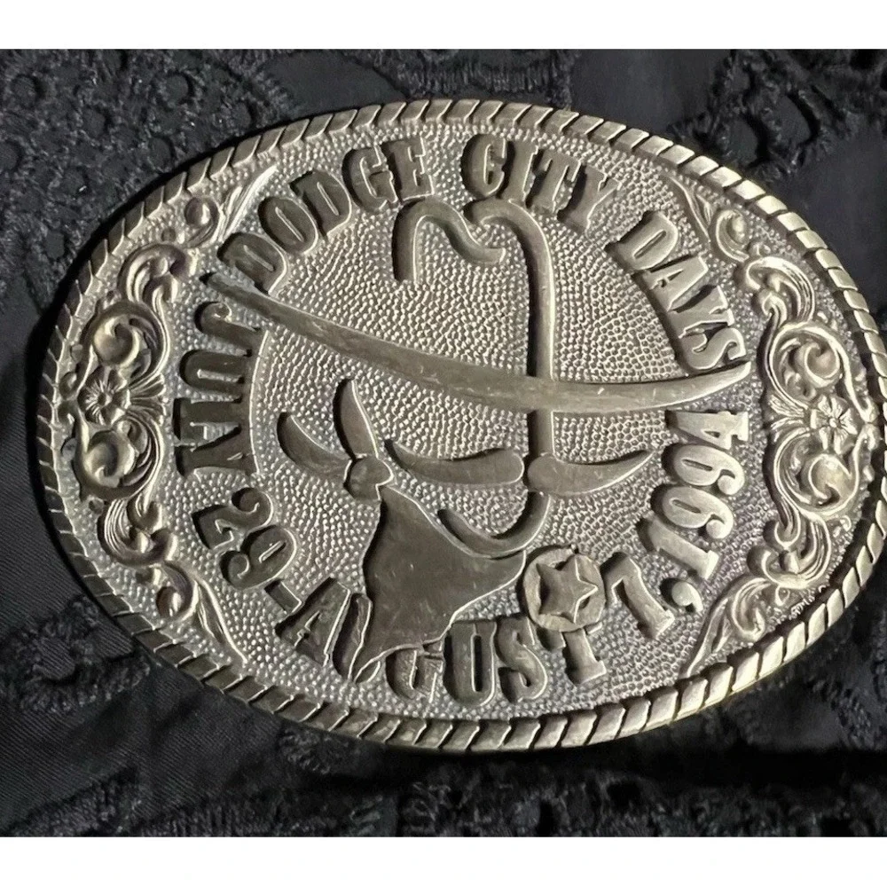 Vintage Dodge City Days Kansas Cowboy Capital 1994 Belt Buckle Limited Edition